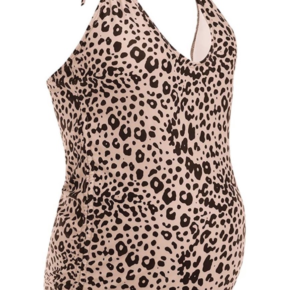 Boutique Leopard Bump Friendly Swimsuit - Picture 3 of 8